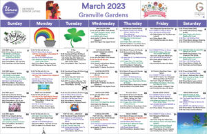 March 2023 - Calendar - Granville Gardens Retirement Residence