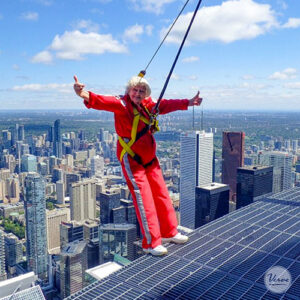 90-year-old thrill-seeker finds bliss atop the CN Tower