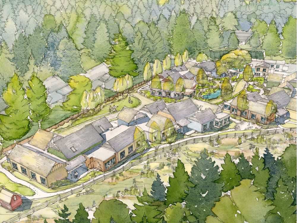 Artists Rendering of The Village