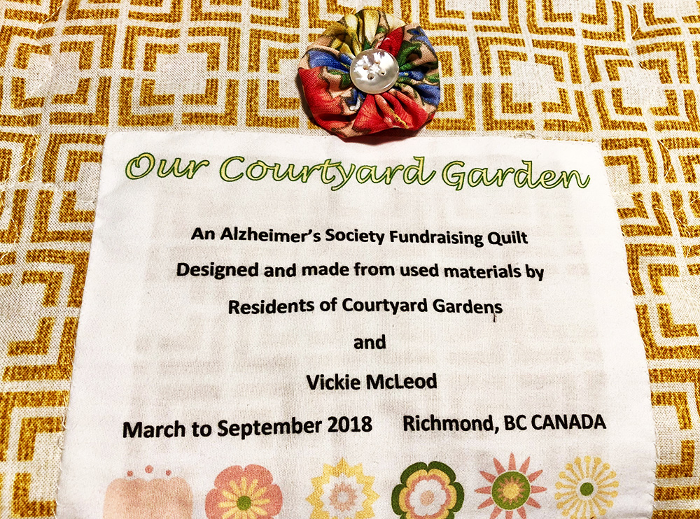 Courtyard Gardens Quilt Project