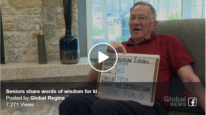 Seniors share back-to-school wisdom with next generation