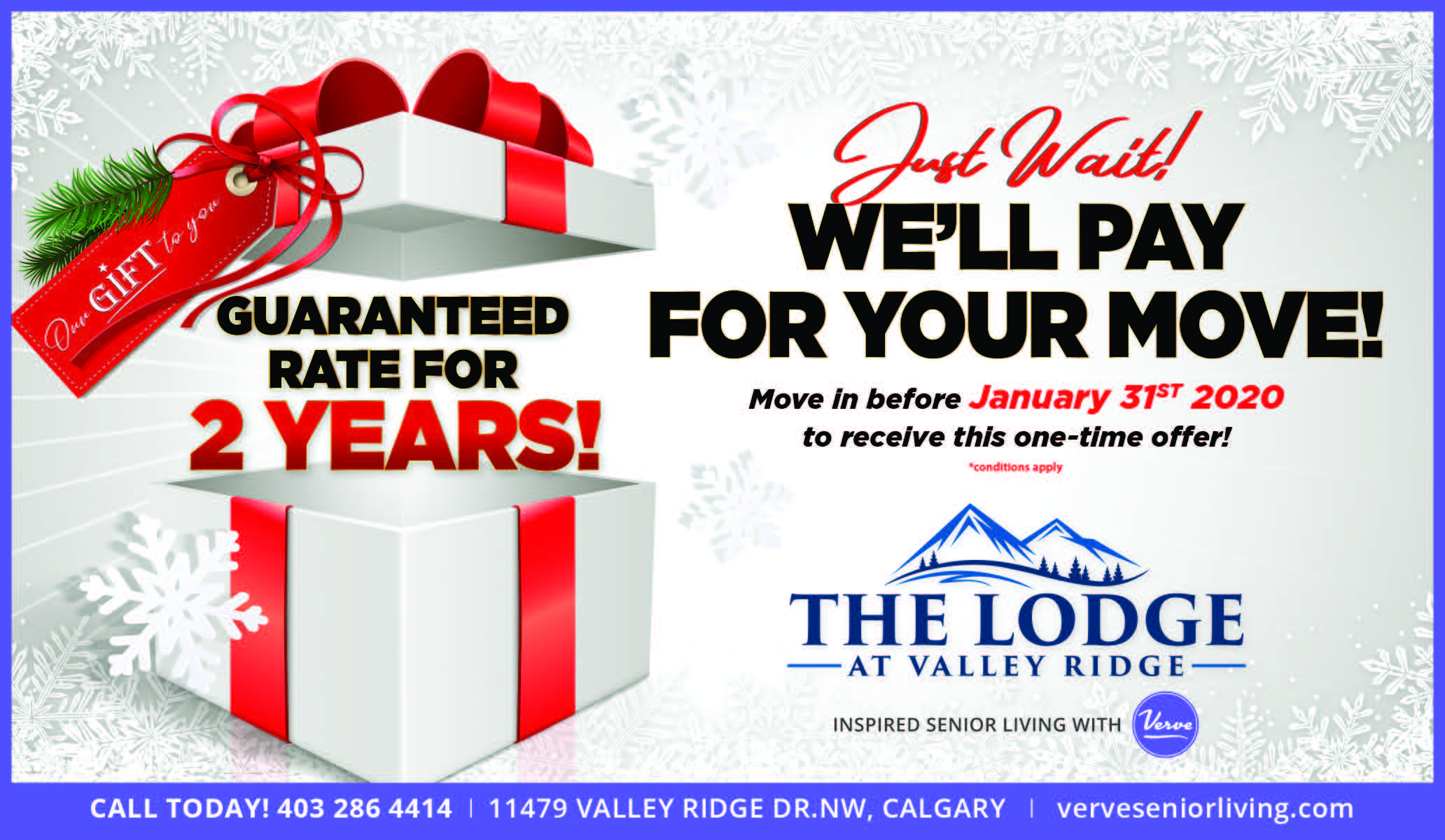 The Lodge at Valley Ridge Our Gift To You