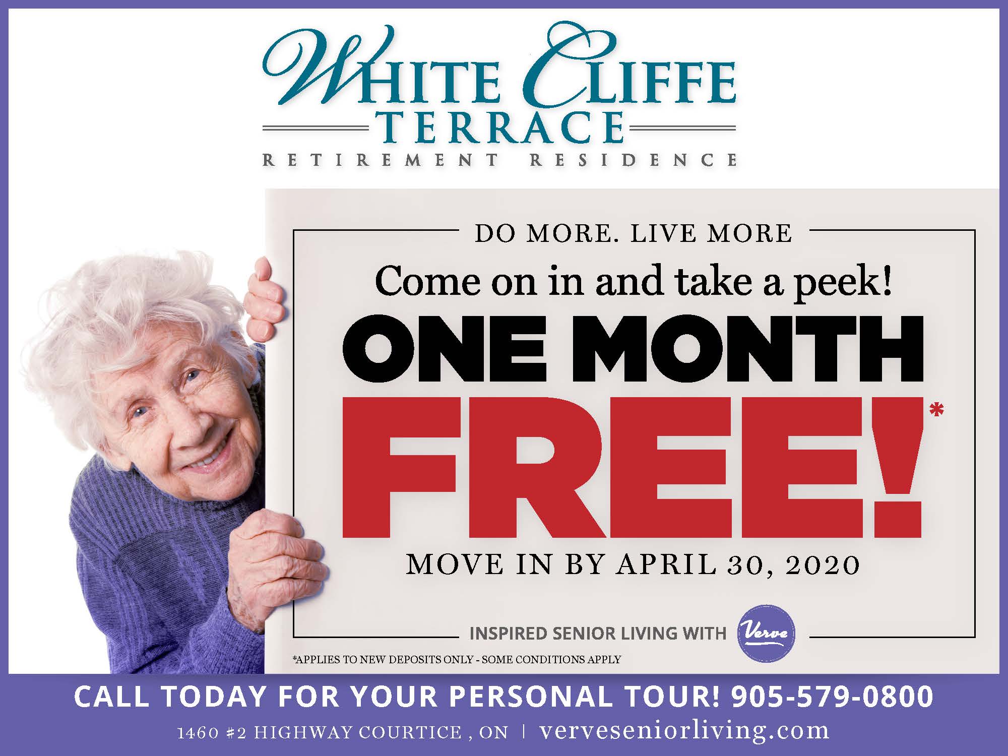 White Cliffe Terrace March Promo