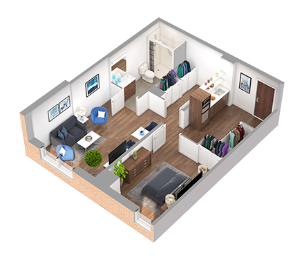Roxborough Retirement Residence - Assisted Living 1 Bedroom Suite